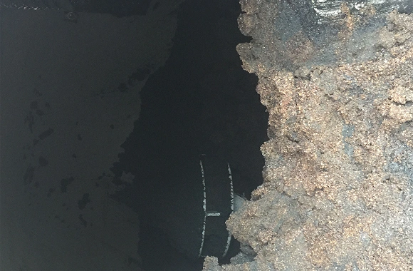 Fouled Reboiler Shell